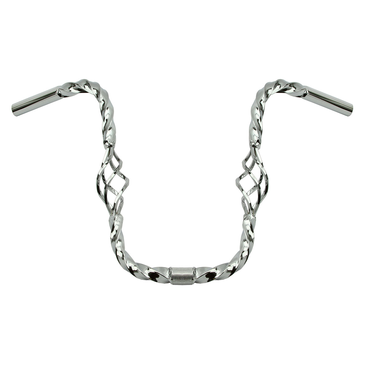 Cage Twisted Handlebar 13 25.4mm Chrome.