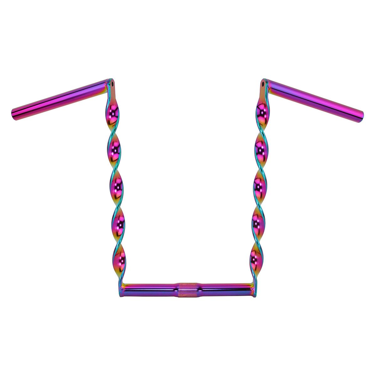 Flat Twisted Handlebar 15 25.4mm Oil Slick.