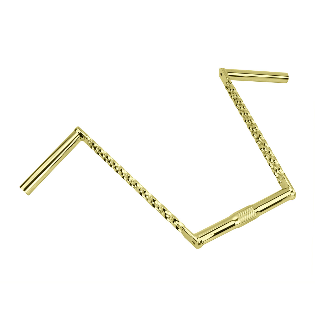 Triple Twisted Handlebar 12 25.4mm Gold.