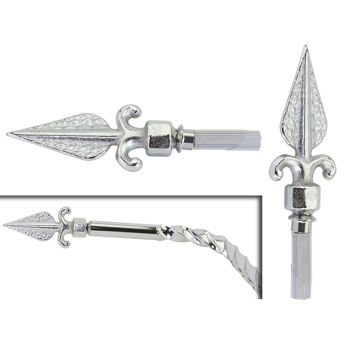 Bar End Arrow Chrome.