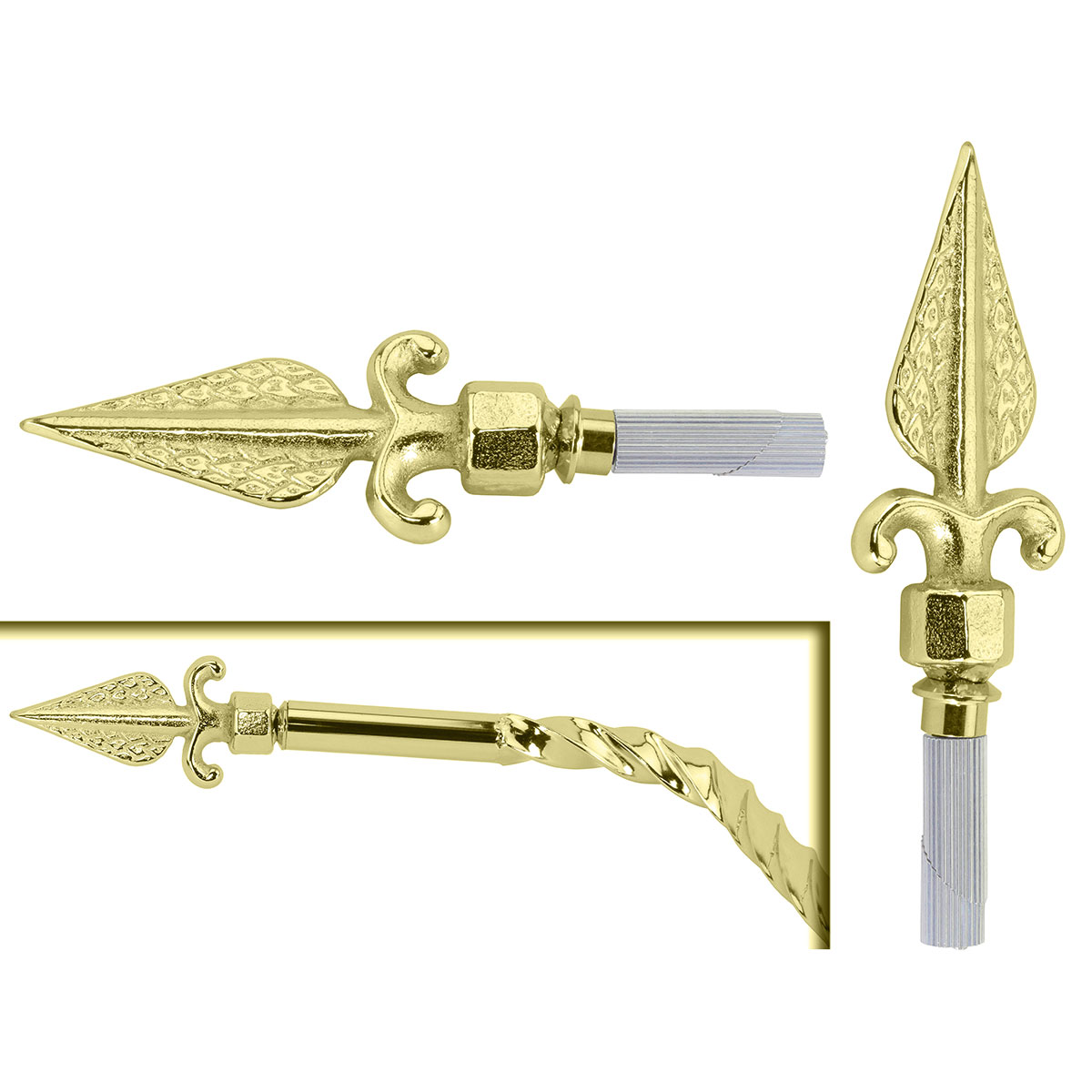 Bar End Arrow Gold.