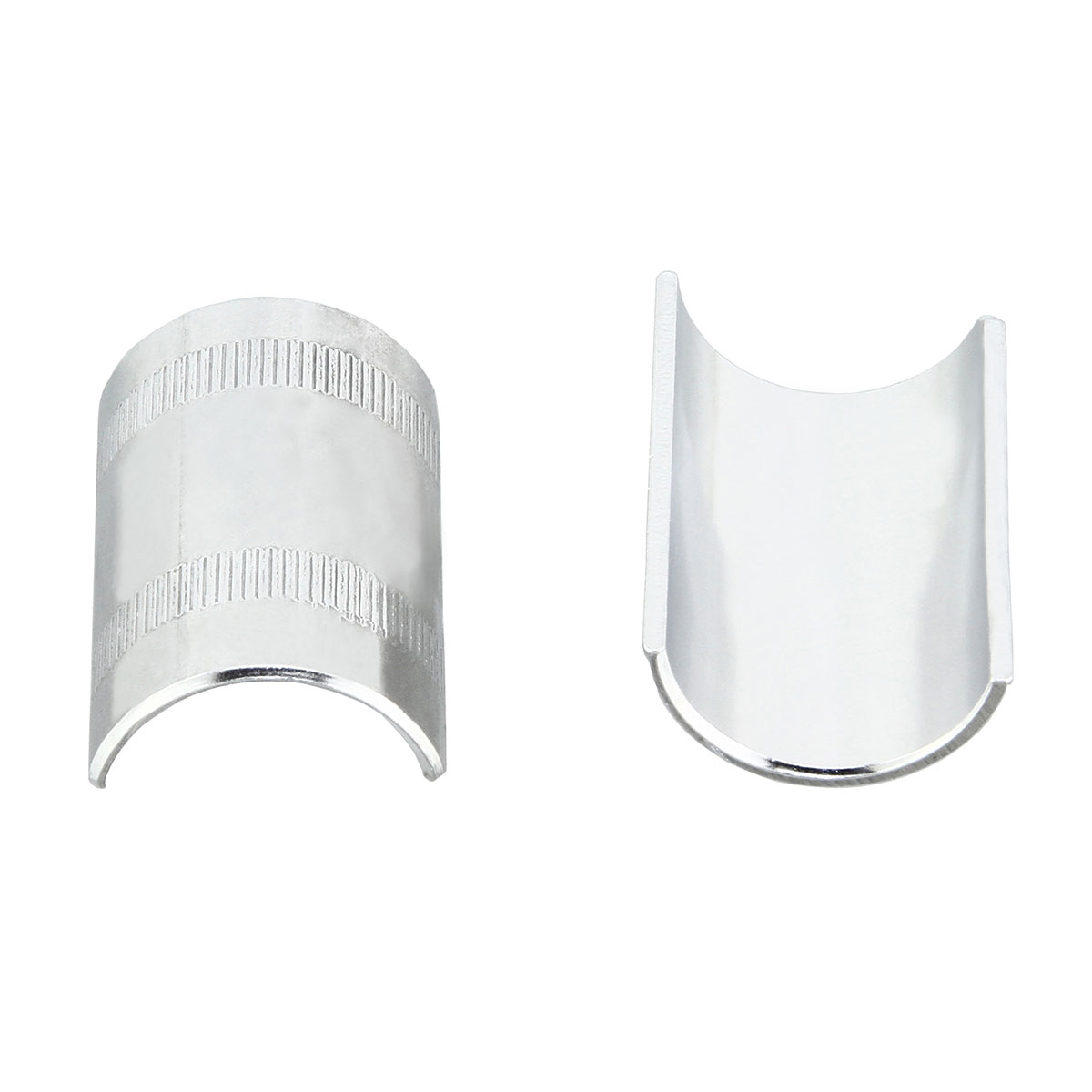 Handlebar Shim Alloy 22.2mm To 25.4mm Silver.