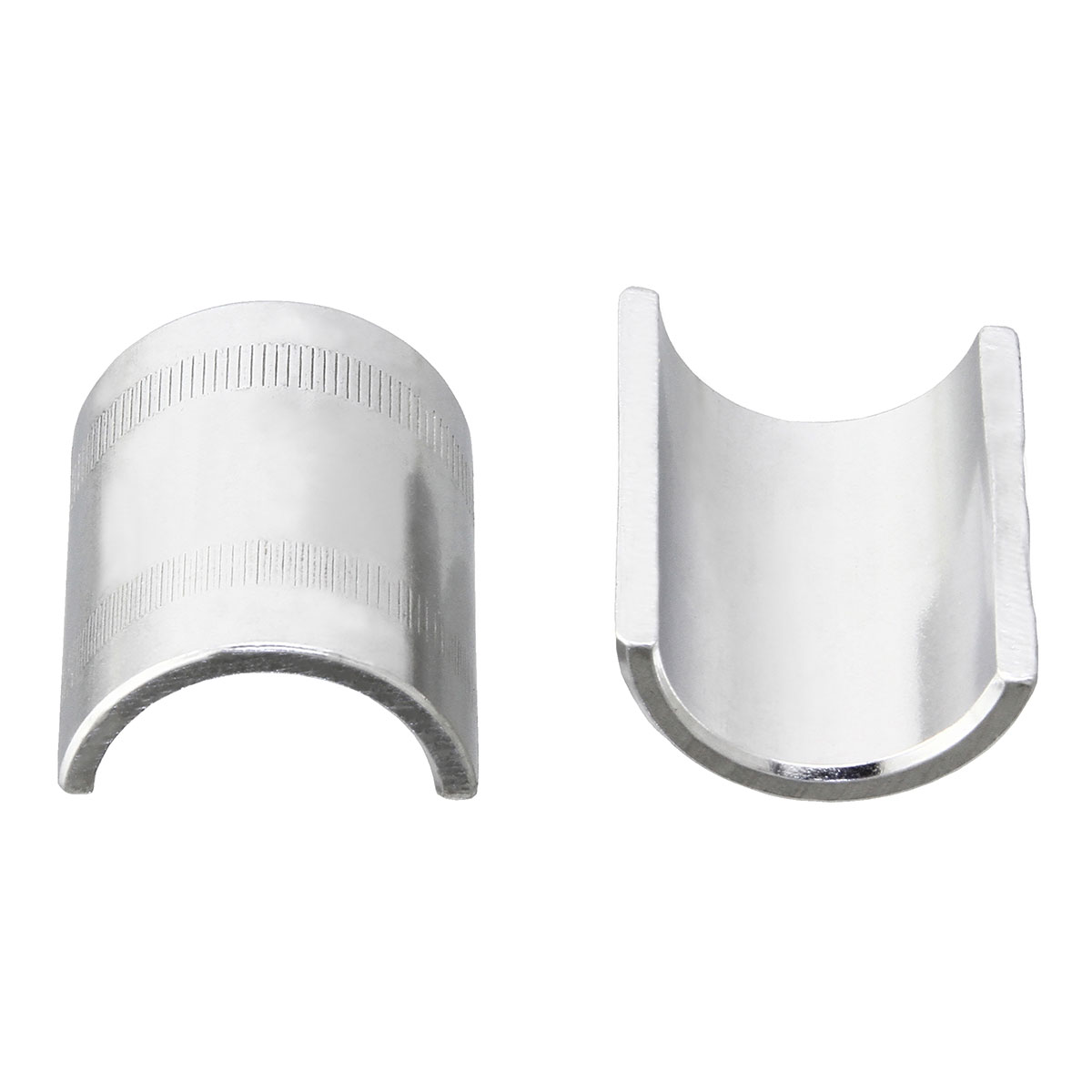 Handlebar Shim Alloy 25.4mm To 31.8mm Silver.