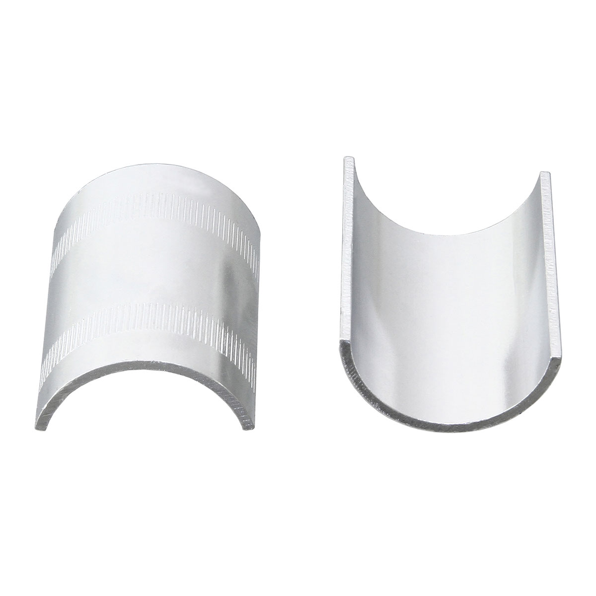 Handlebar Shim Alloy 28.6mm To 31.8mm Silver.
