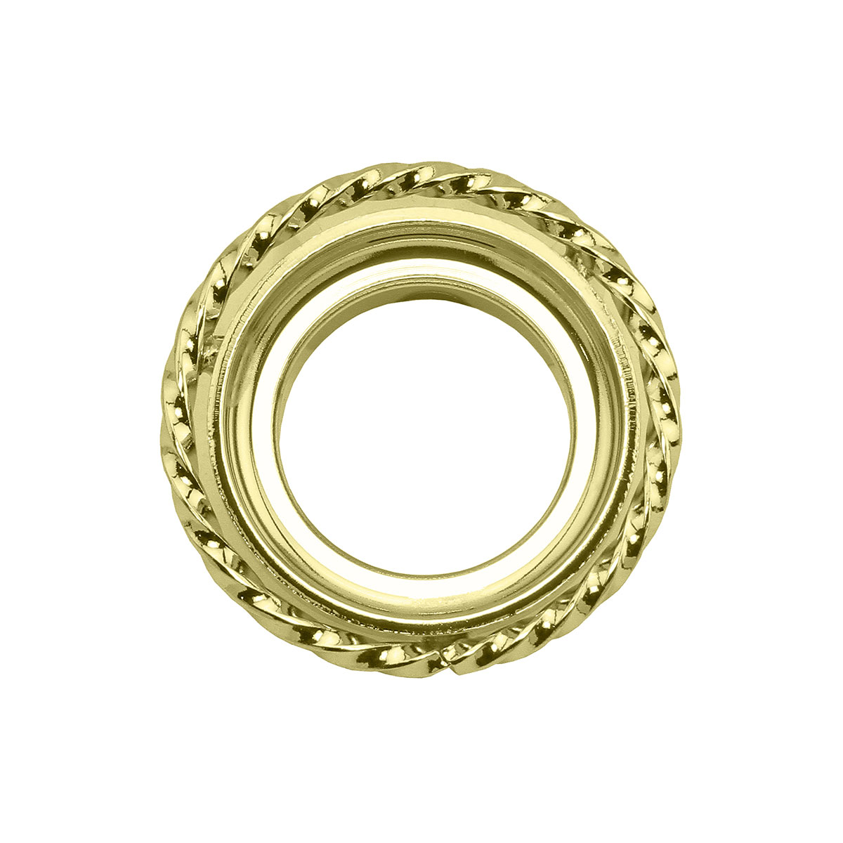 Lowrider Square Twisted Headset Cup 32.5mm Gold.