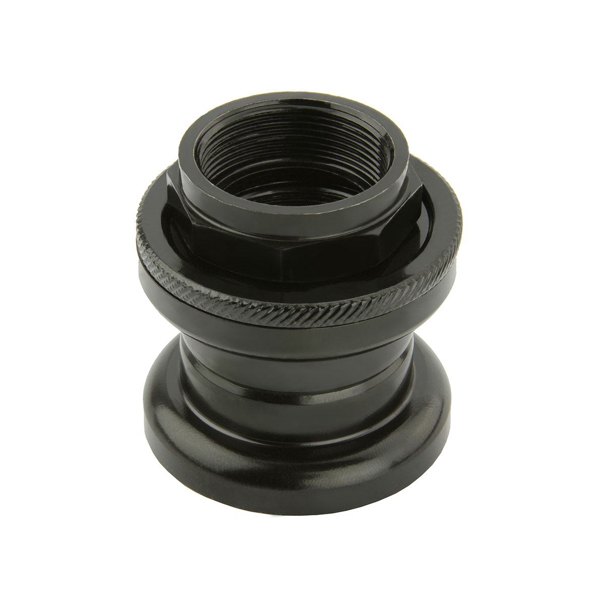Bmx Threaded Steel Headset 21.1x32.5x27mm Black.