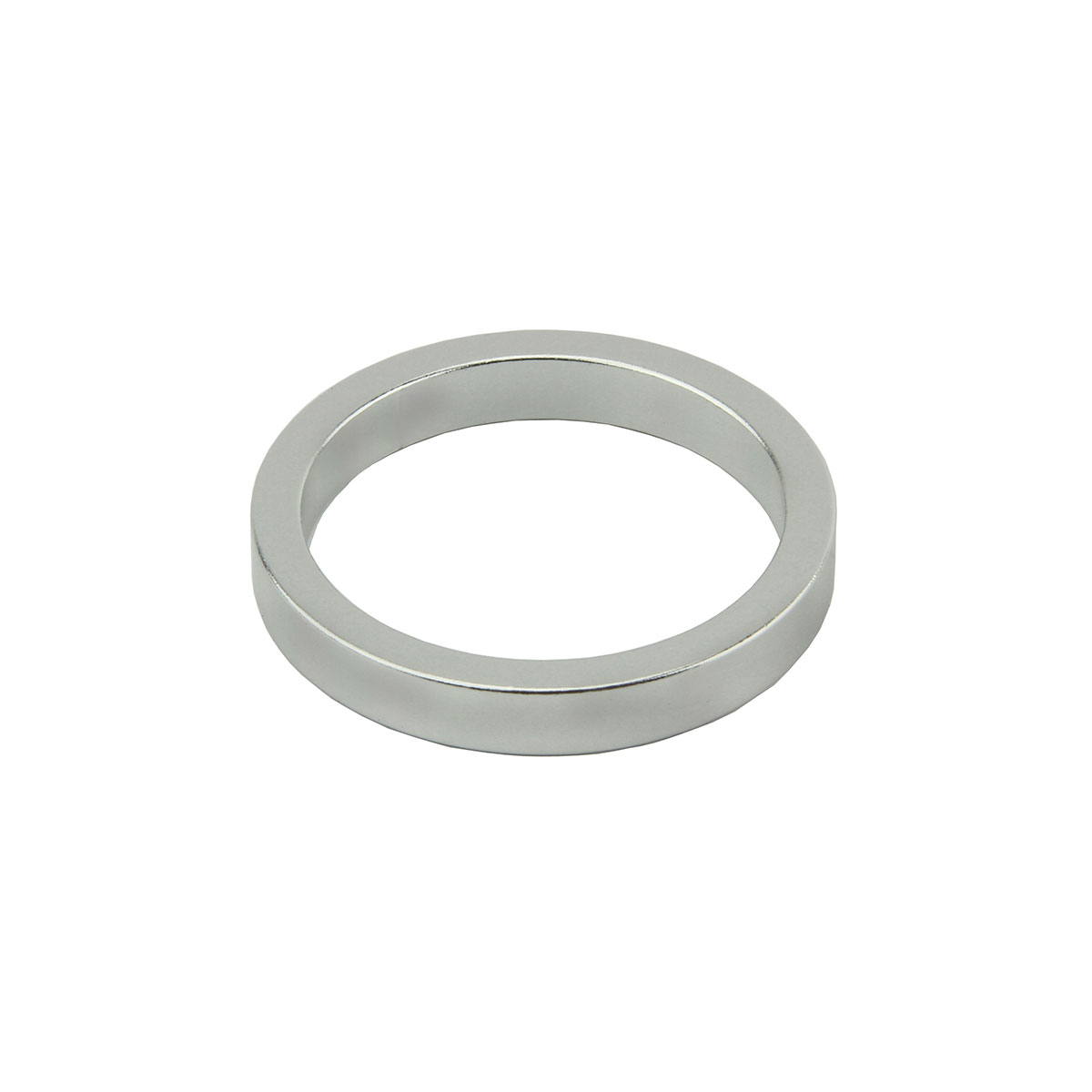 Headset Alloy Spacer 5mm x 1-1/8 Silver.