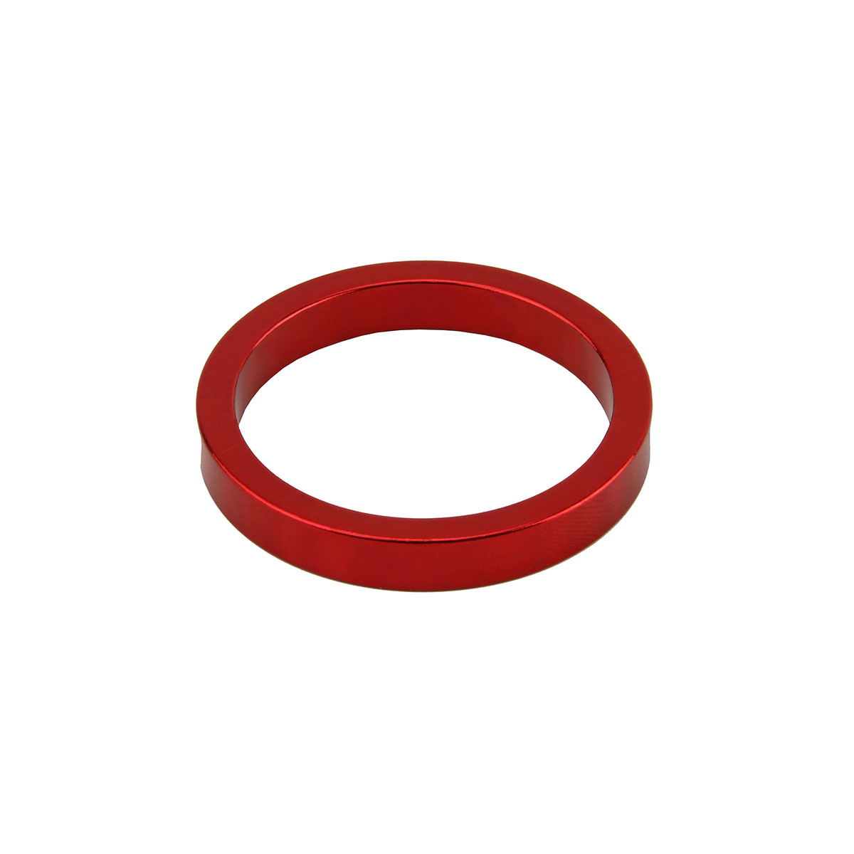 Headset Alloy Spacer 5mm x 1-1/8 Red.