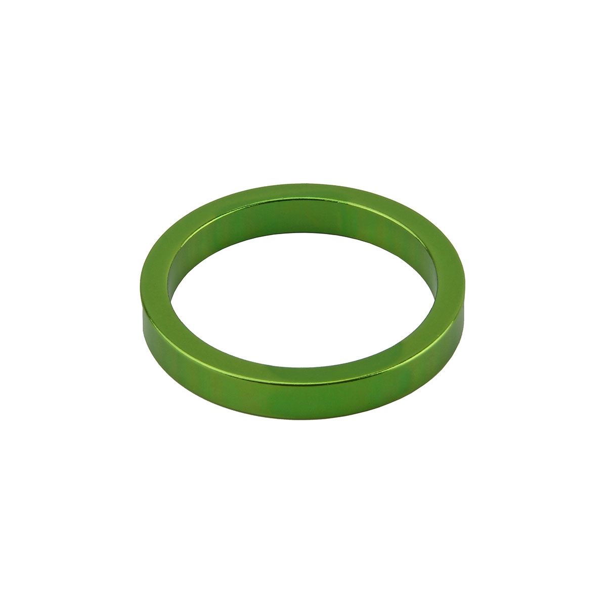 Headset Alloy Spacer 5mm x 1-1/8 Green.