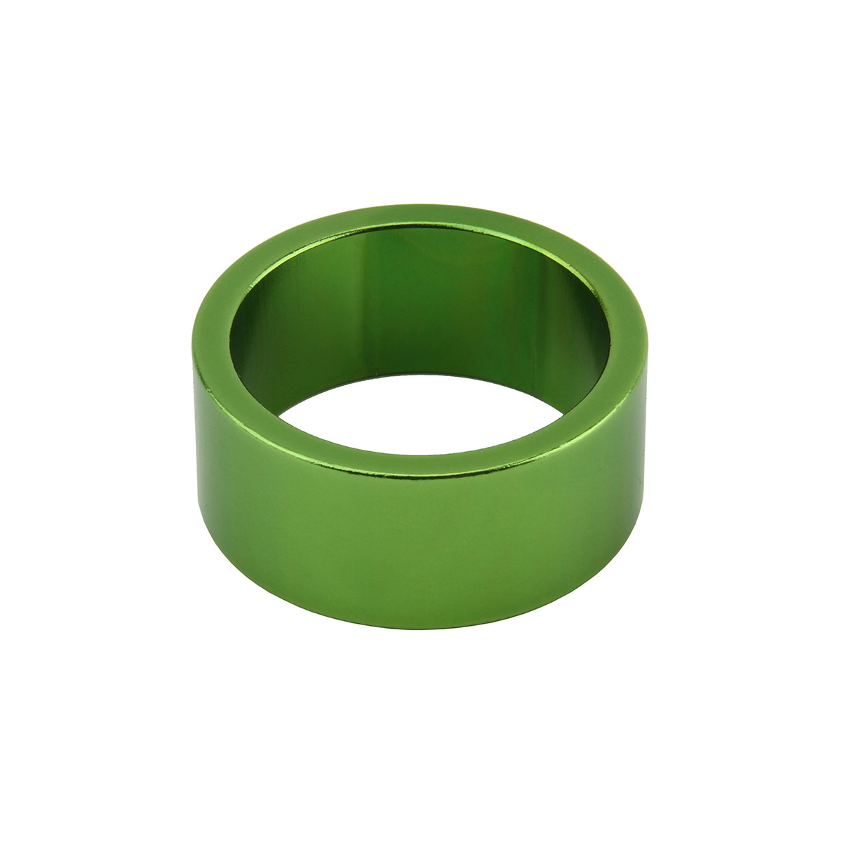 Headset Alloy Spacer 15mm x 1-1/8 Green.