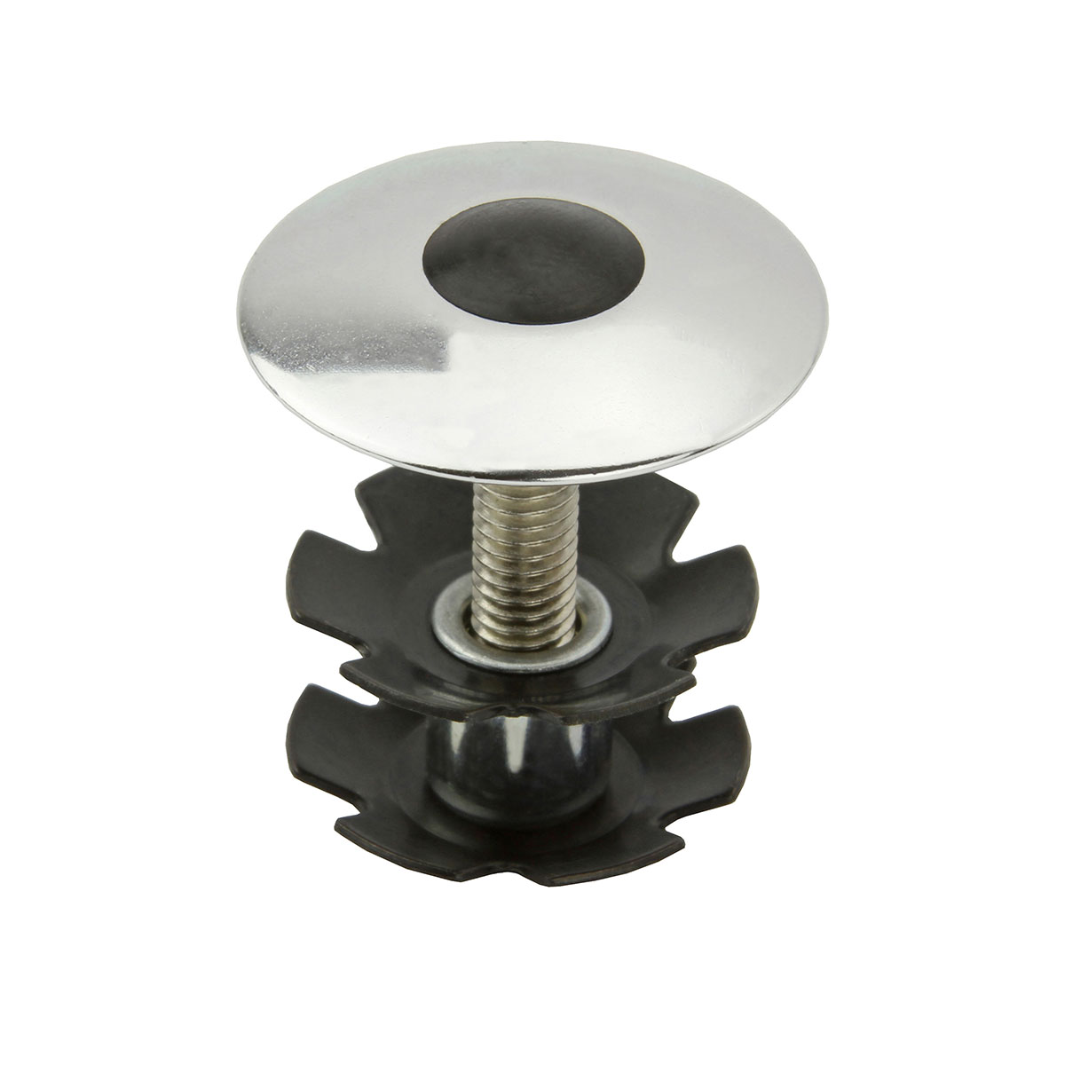 Headset Alloy Tap 1-1/8 Caps Silver.
