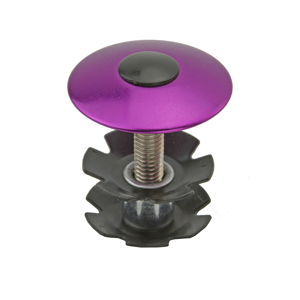 Headset Alloy Tap 1-1/8 Caps Purple.