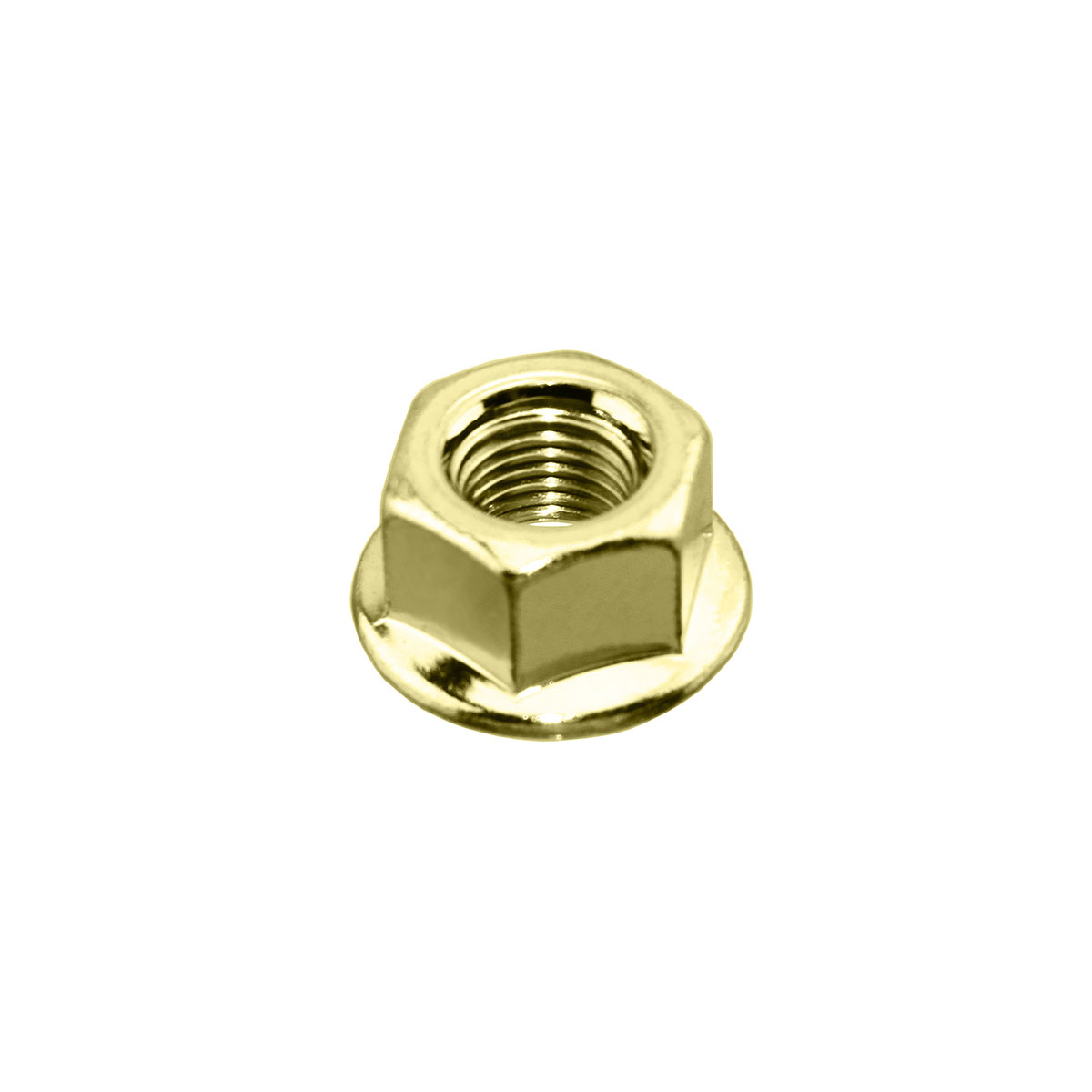 Hub Axle Nut 3/8 x 26t Front/Rear Gold.
