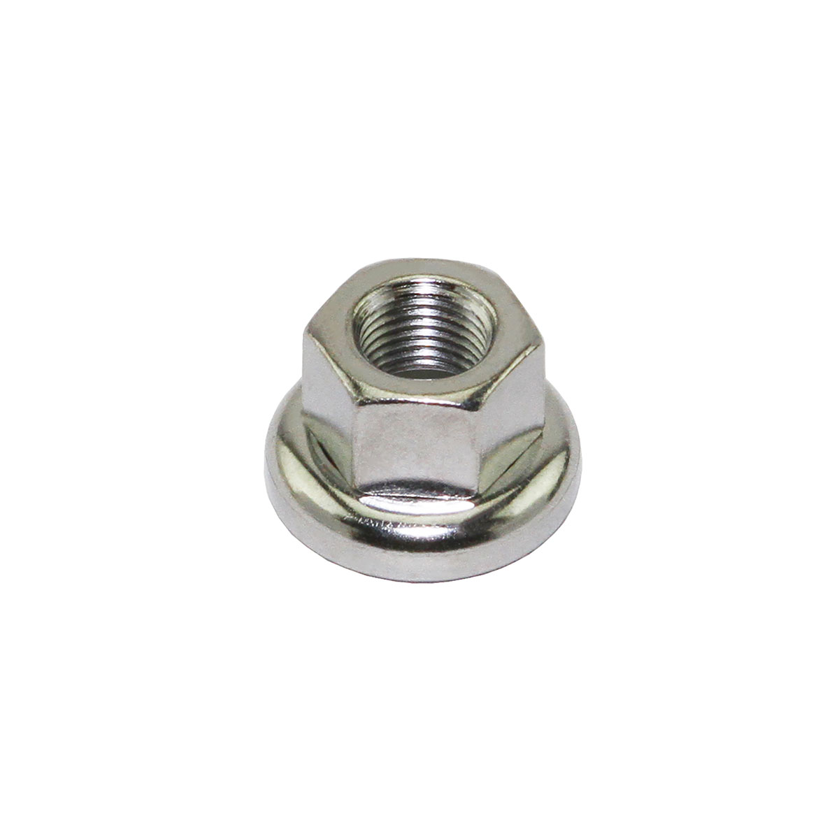 Rotating Washer Hub Axle Nut 3/8 x 26t Front/Rear Chrome.