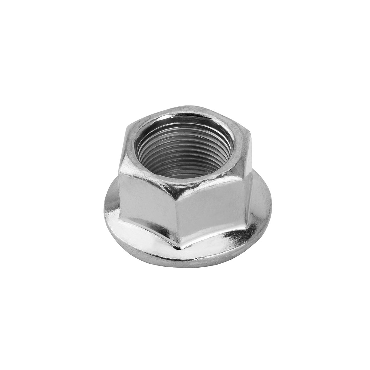 Hub Axle Nut 14mm Front/Rear Chrome.