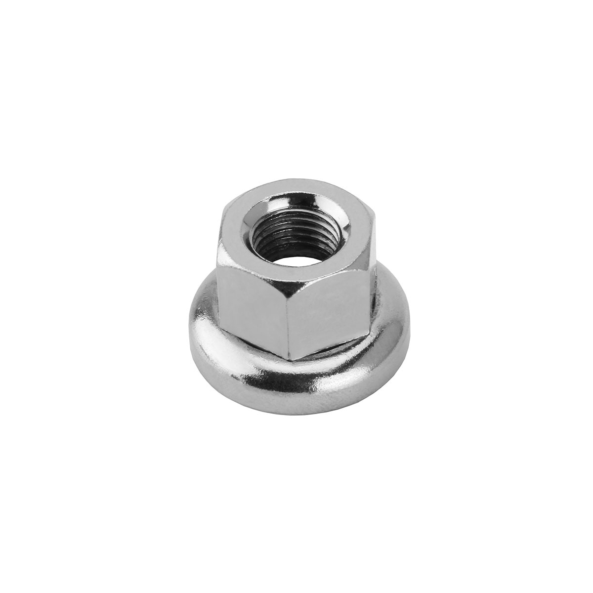 Rotating Washer Hub Axle Nut Front 9x1mm Chrome.