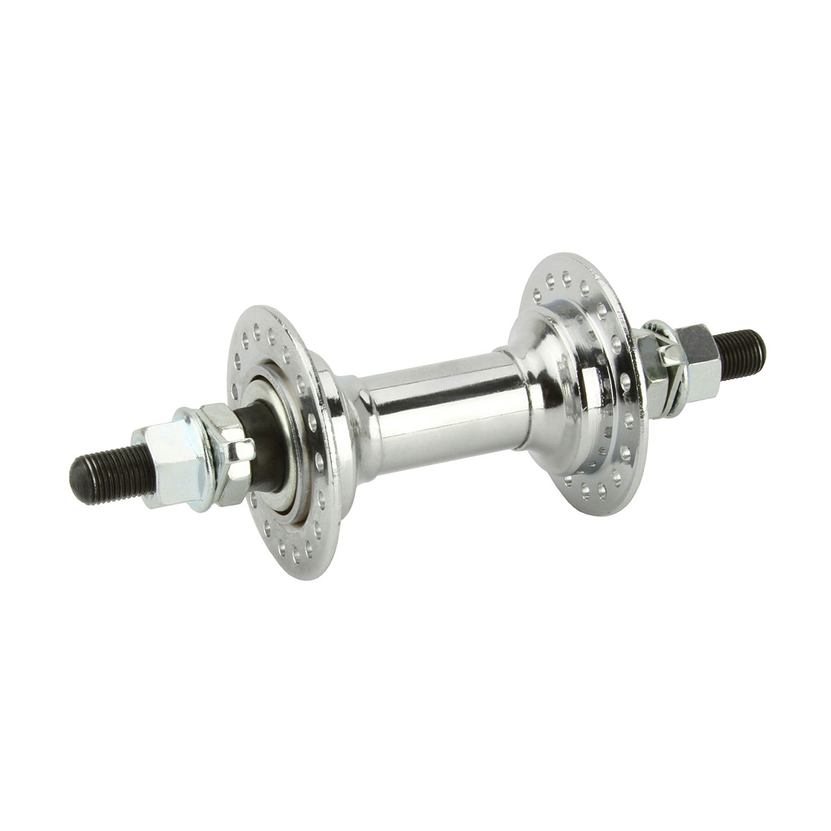 Steel Front Hub 36h 105g Chrome.