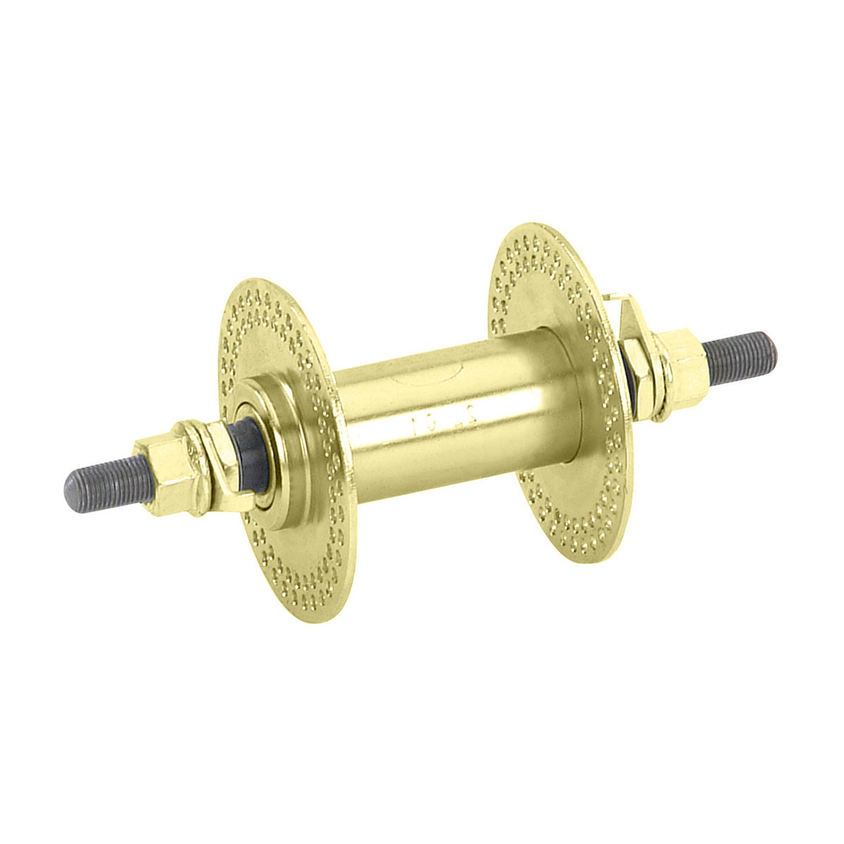 Steel Front Hub 144h 80g Gold.