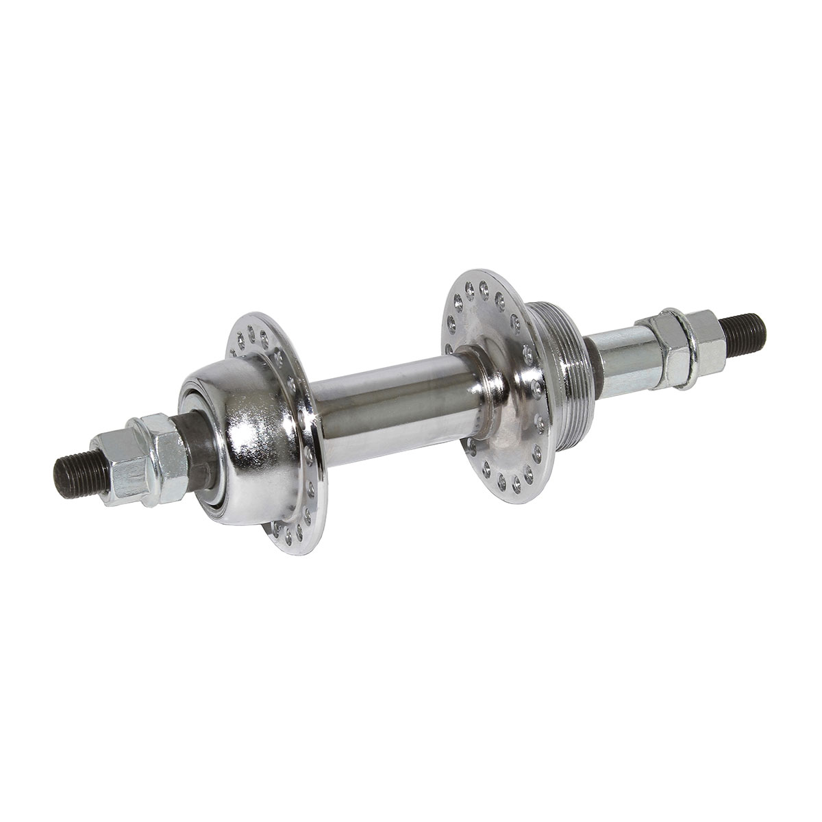 Steel Rear Hub 36h 105g Chrome.