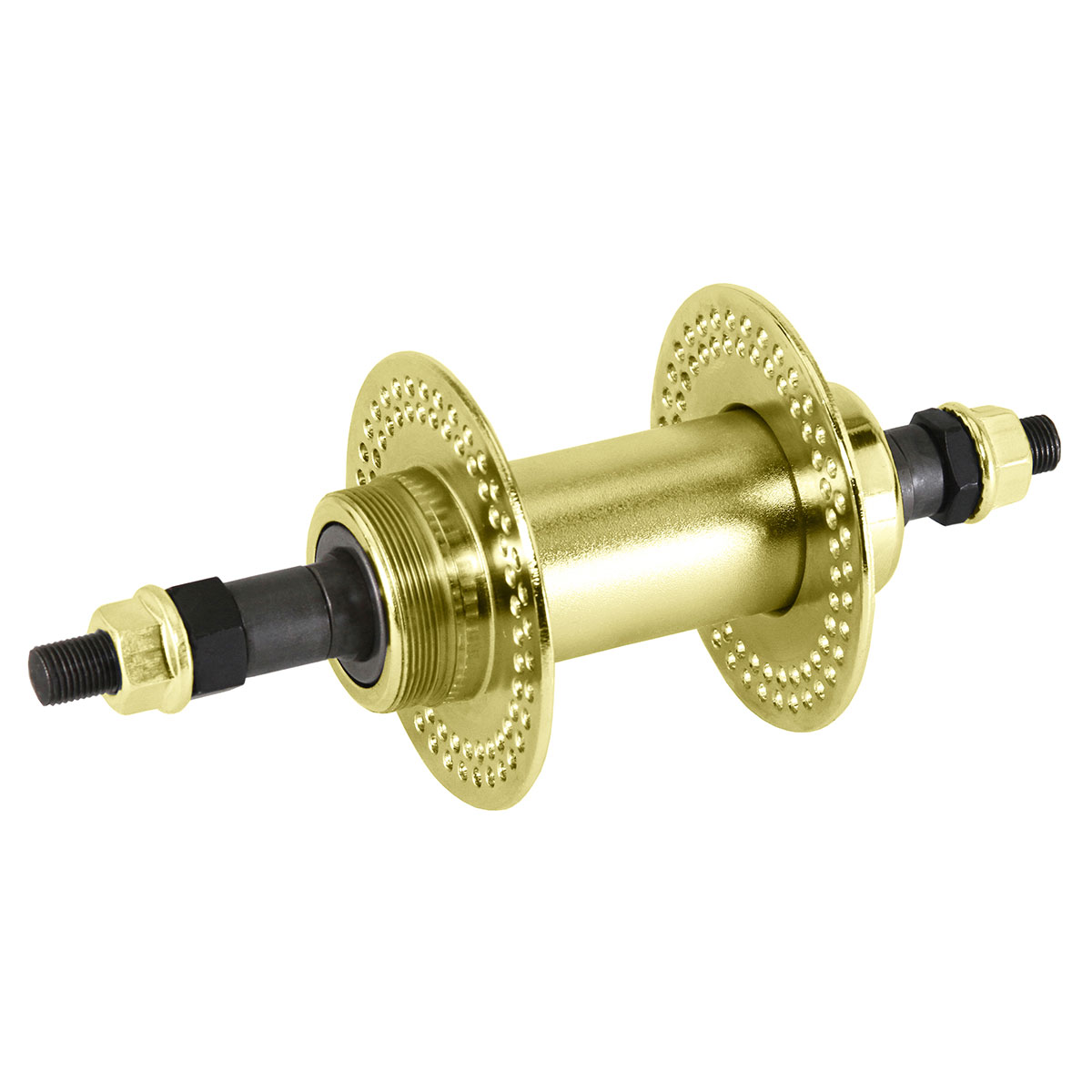 Steel Rear Hub 144h 80g Gold.