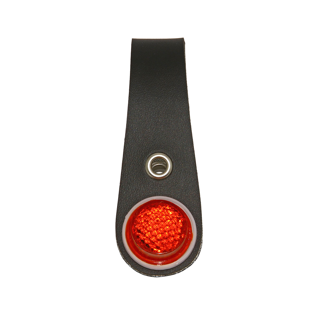 Front Wheel Hub Shiner With Reflector Black.