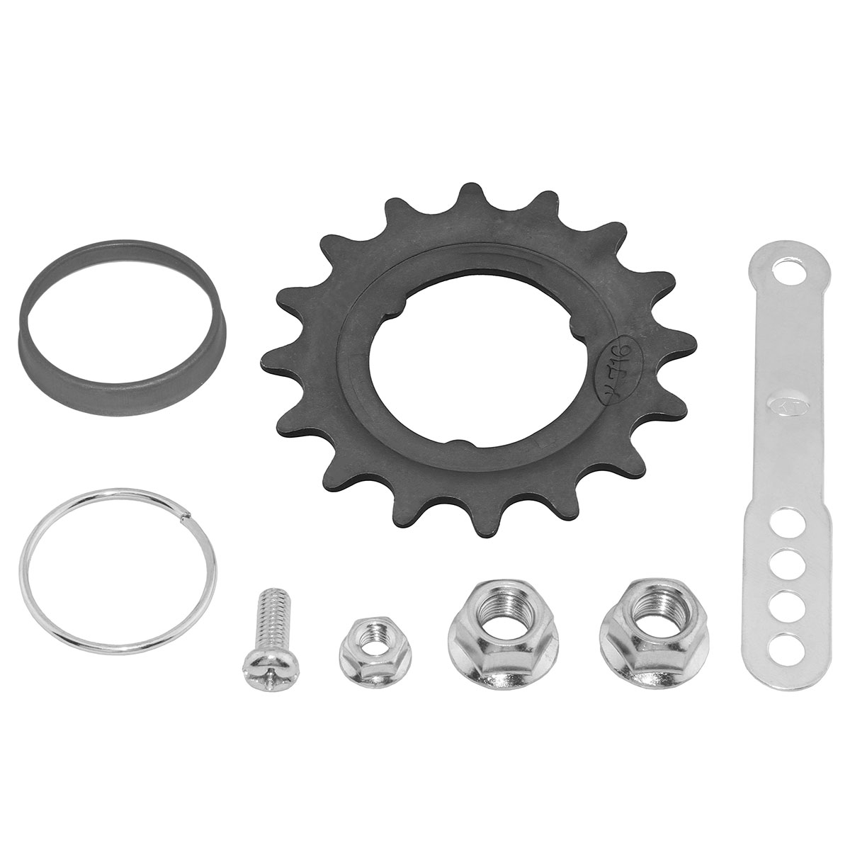 Coaster Hub Trim Kits 16t Black.
