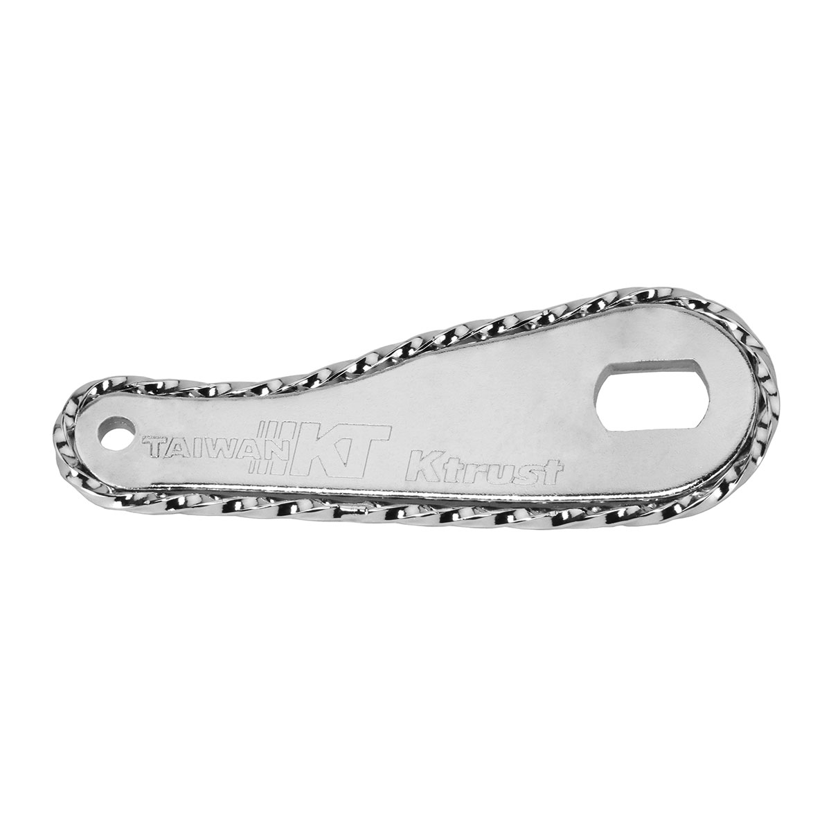 Twisted Coaster Hub Arm Chrome.