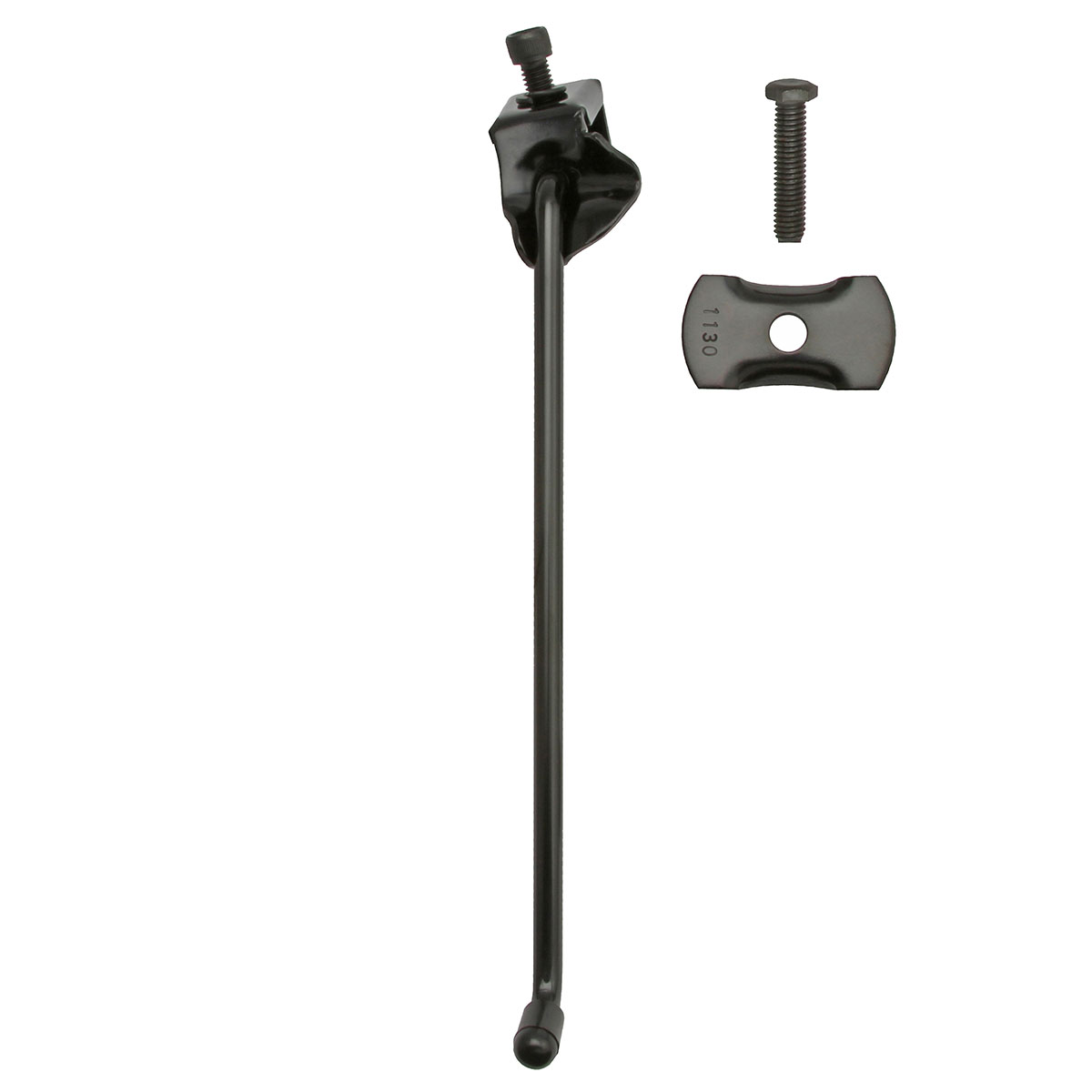 26 Beach Cruisers Kickstand Center 10-1/2 Black.