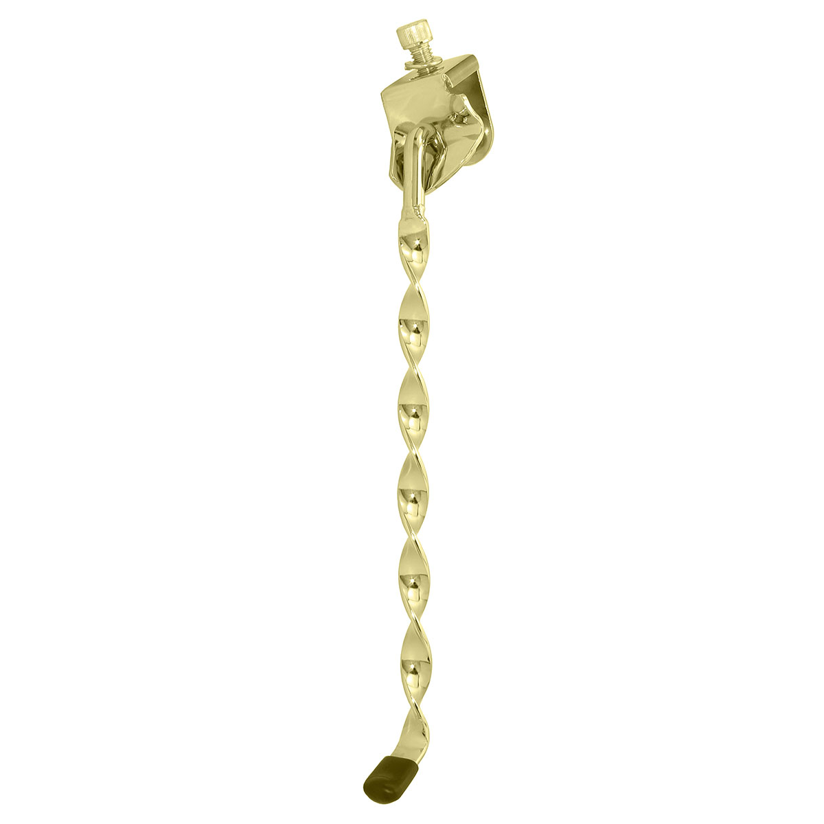 Flat Twisted Kickstand Center 10-1/2 Gold.
