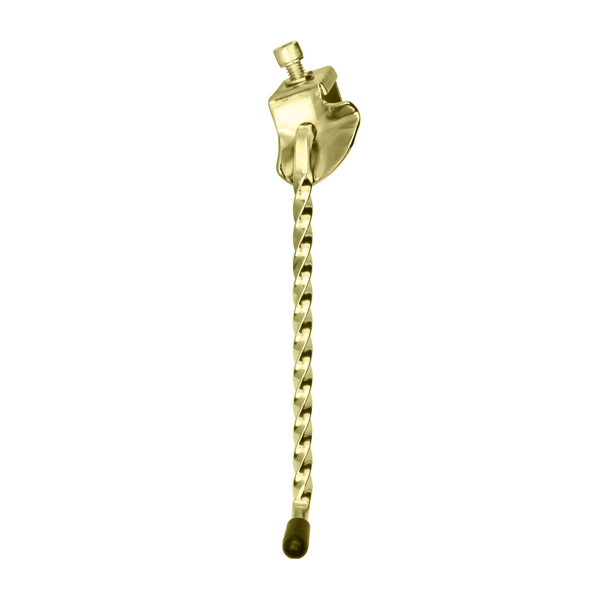 Square Twisted Kickstand Center 7-1/2 Gold.