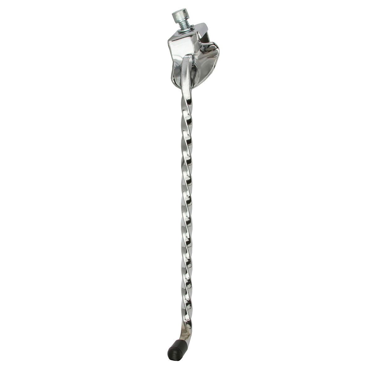 Square Twisted Kickstand Center 10-1/2 Chrome.