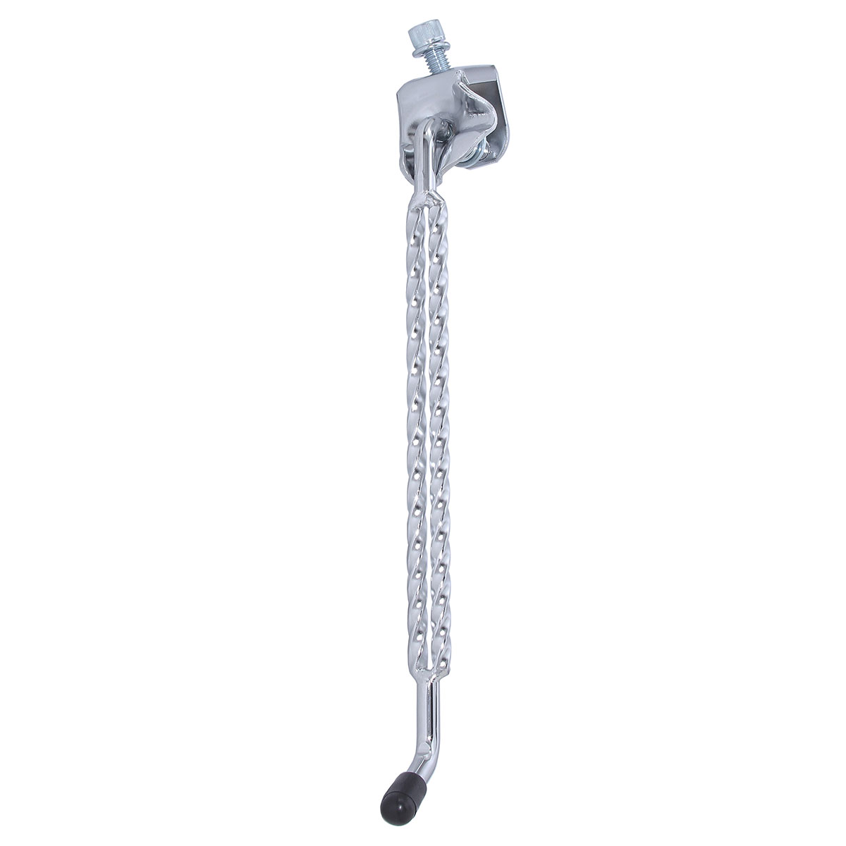 Double Square Twisted Kickstand Center 10-1/2 Chrome.