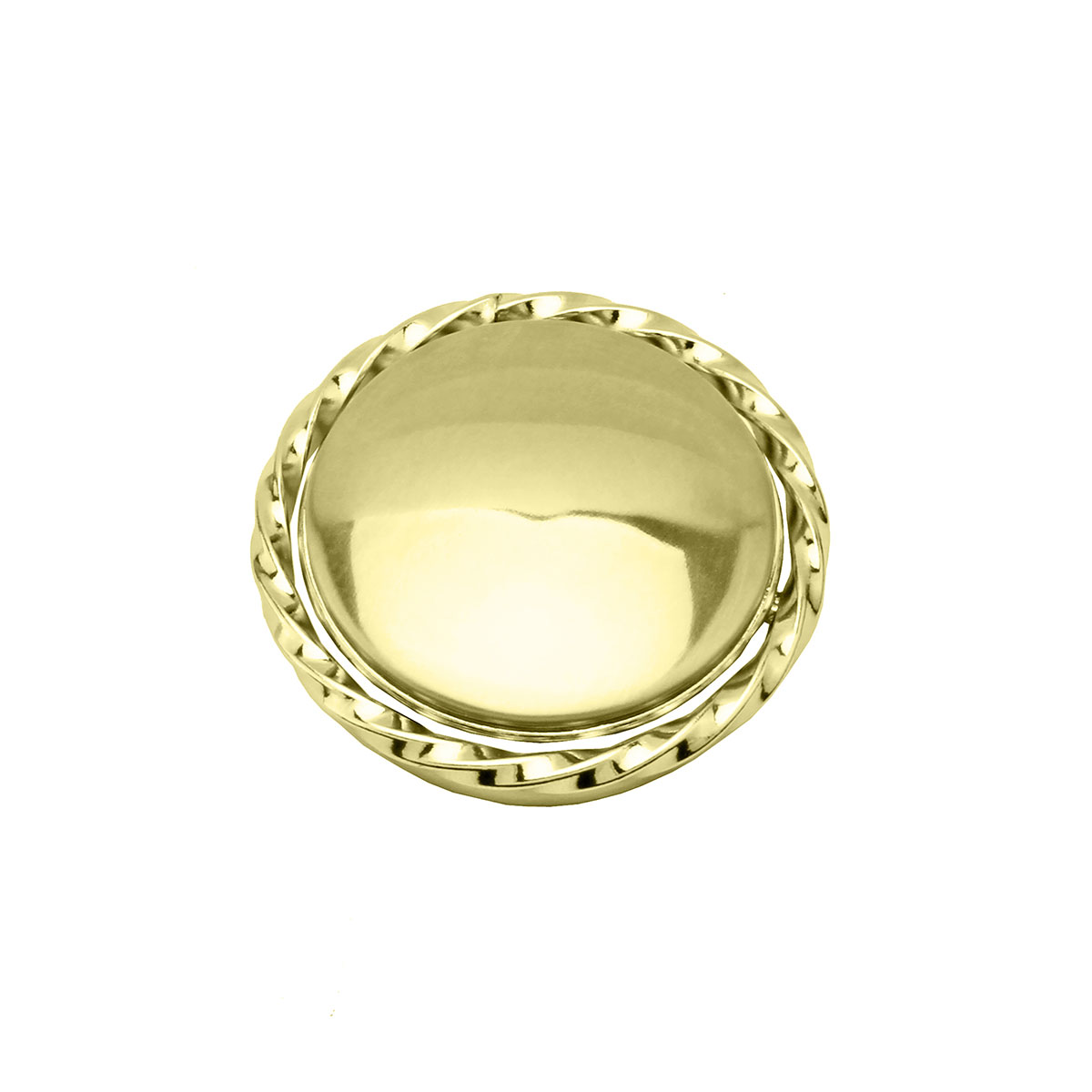 Single Twisted Bolt Cover Gold.