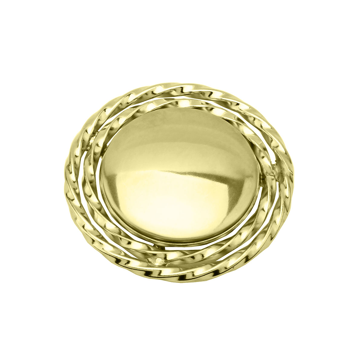 Double Twisted Bolt Cover Gold.