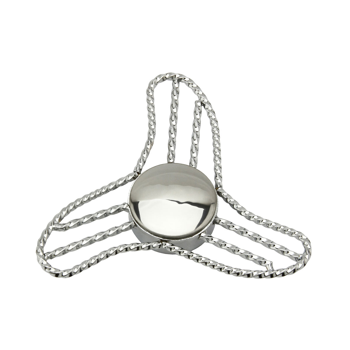 Boom Ring Twisted Knock-Off T/Less Chrome.