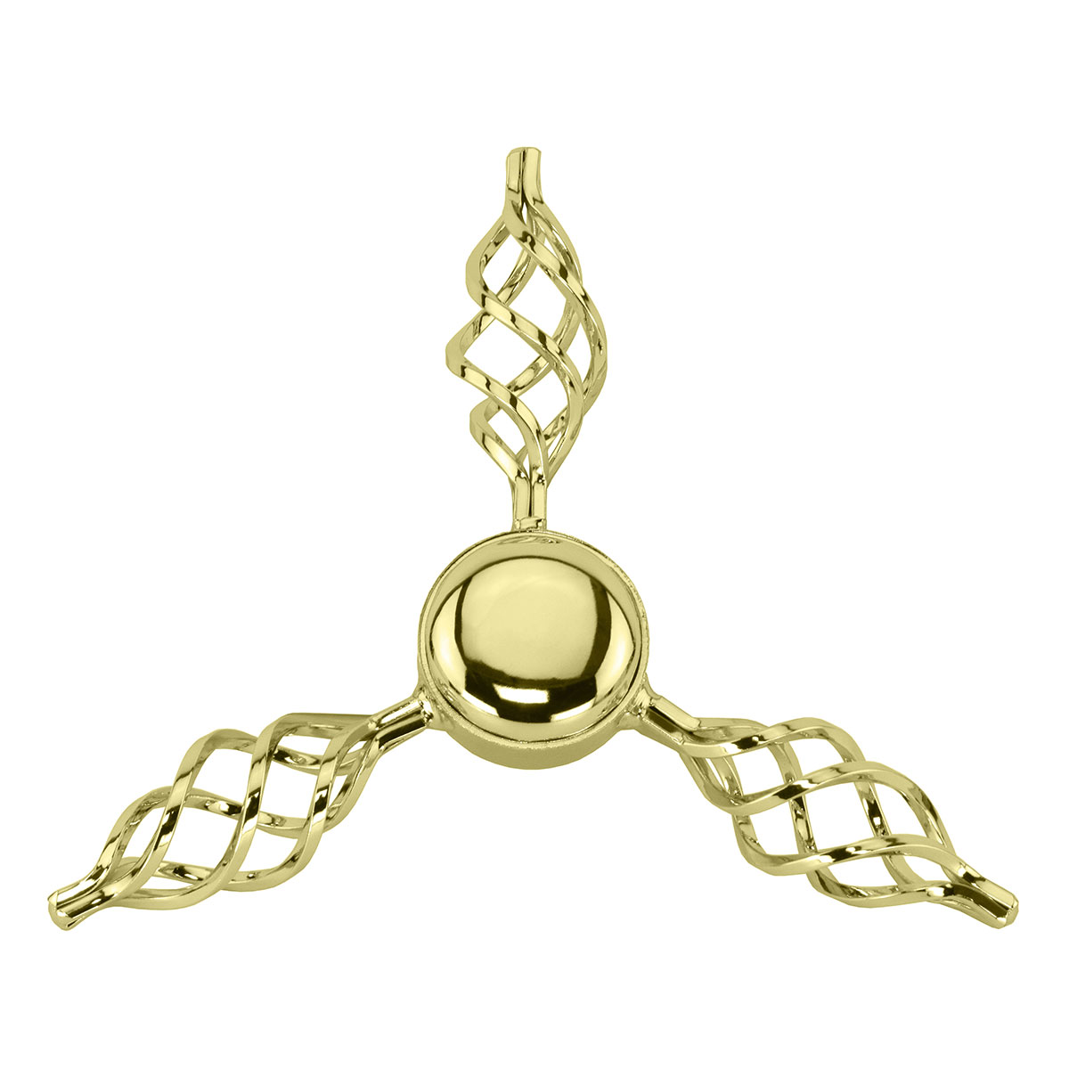 Cage Twisted Knock-Off T/Less B-400 Gold.