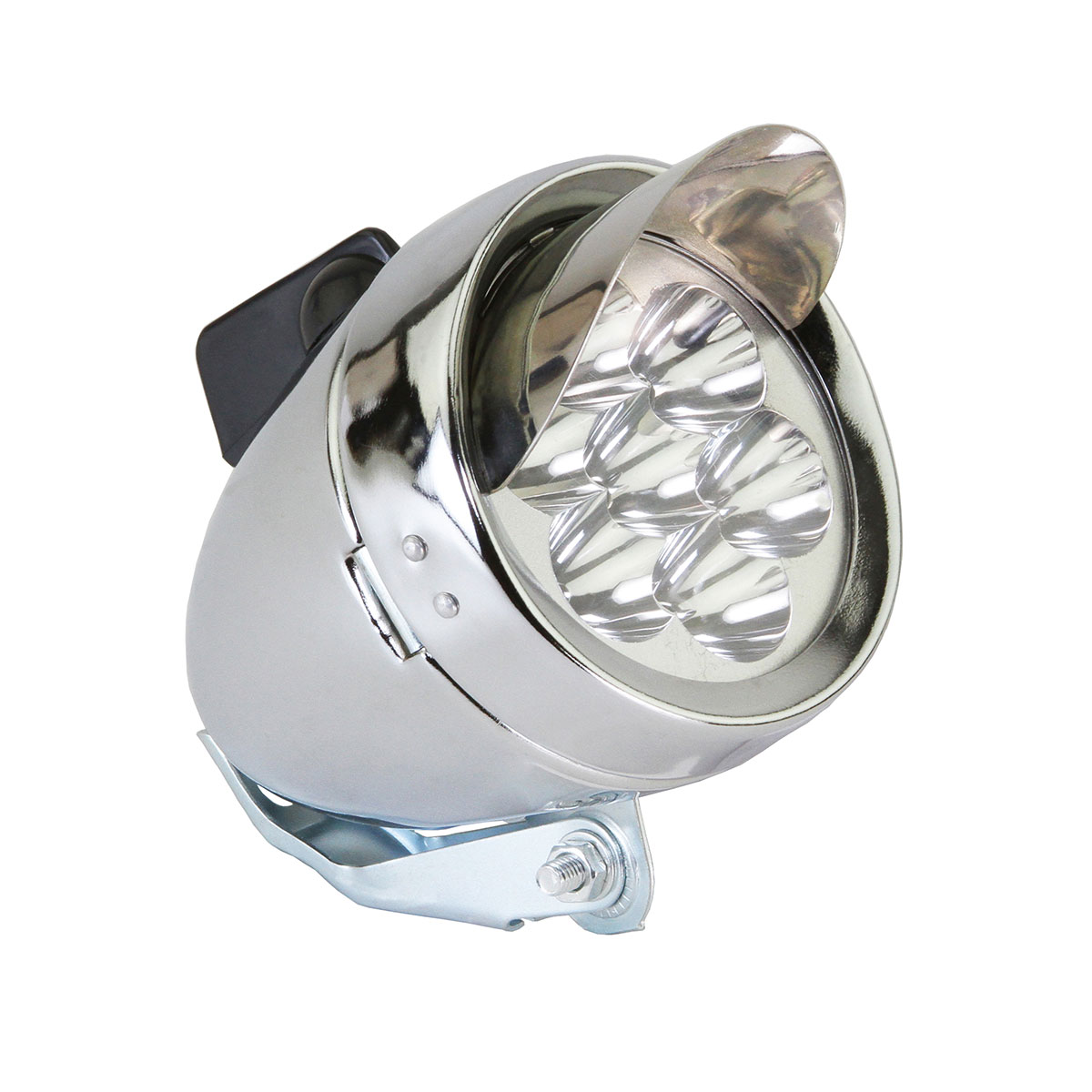 Bullet Light 7/Led Bulb L-7 Chrome.
