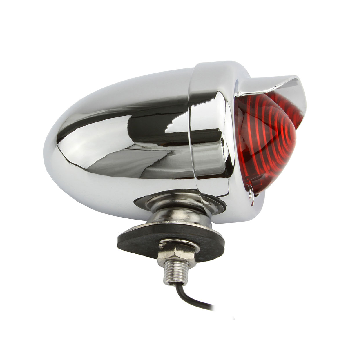 Rear Dummy Light Bullet Chrome/Red.