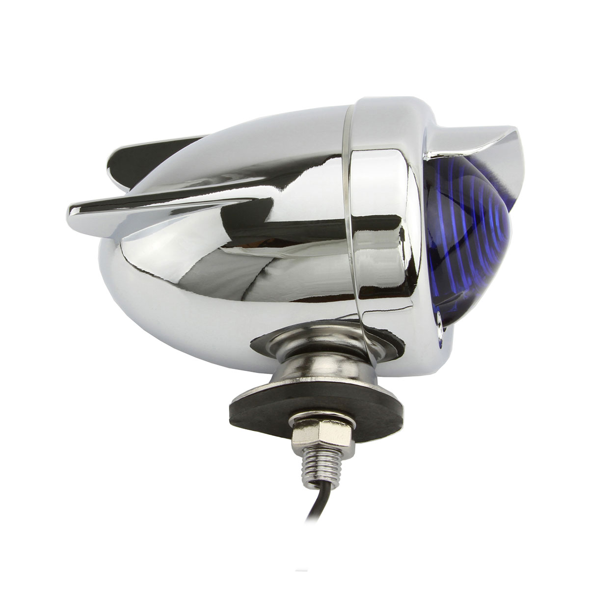 Rear Dummy Light Wings Chrome/Blue.