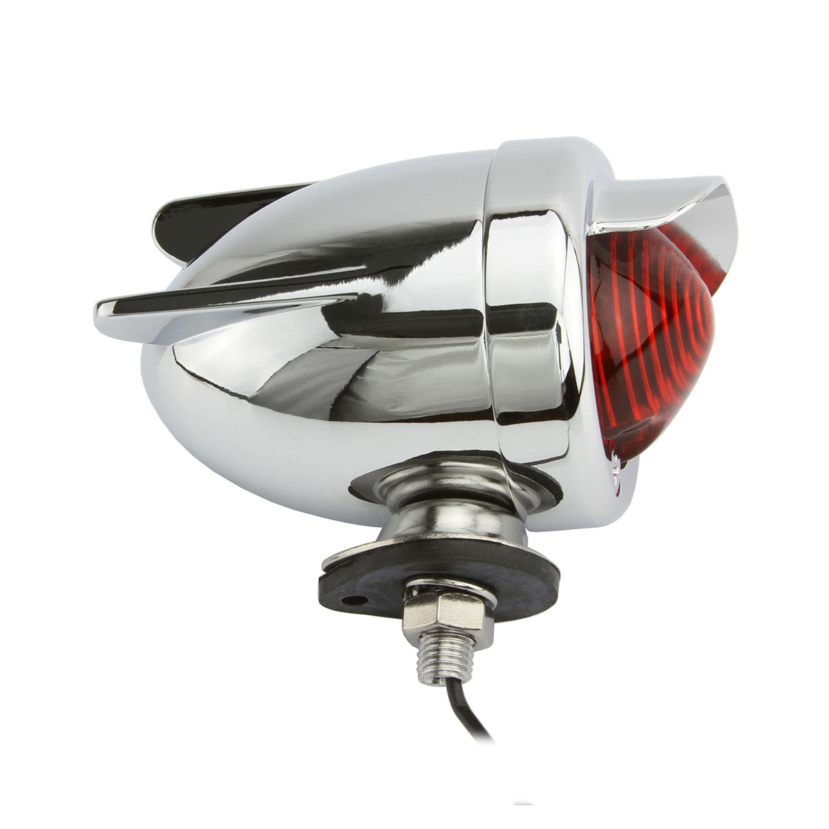 Rear Dummy Light Wings Chrome/Red.