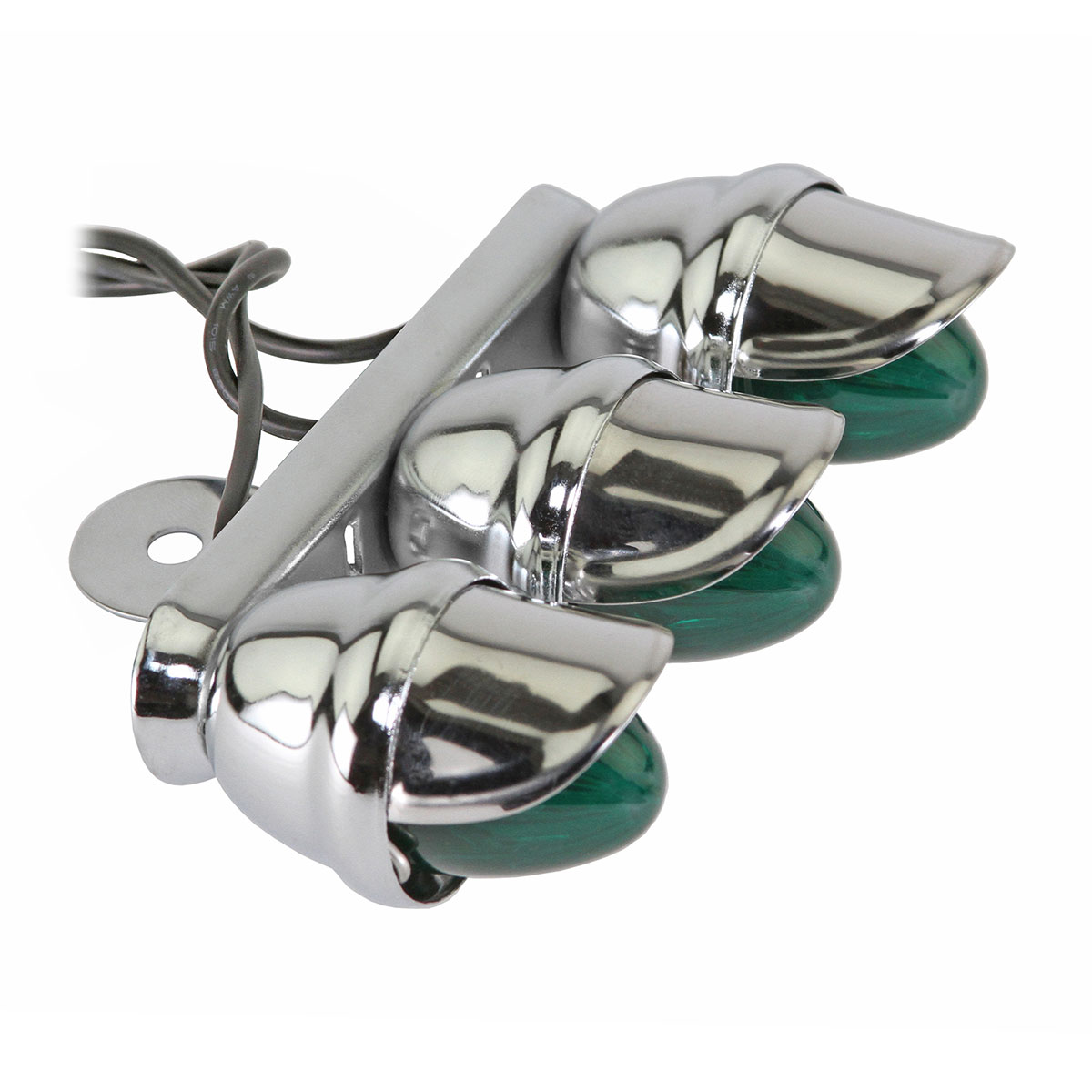 Triple Mini Bee Light 781 Chrome/Green.
