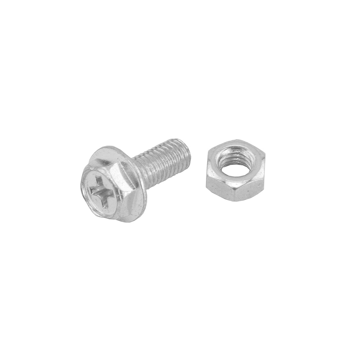 Light Bracket Bolt/Nut 12 x 5mm Chrome.