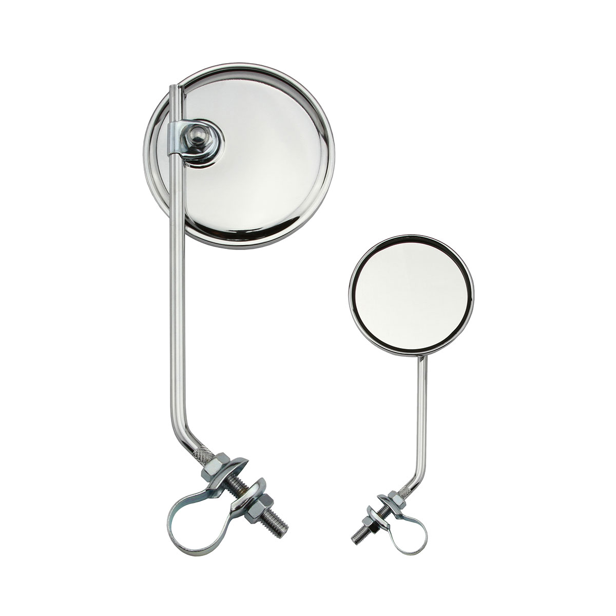 Round Mirror All Chrome.