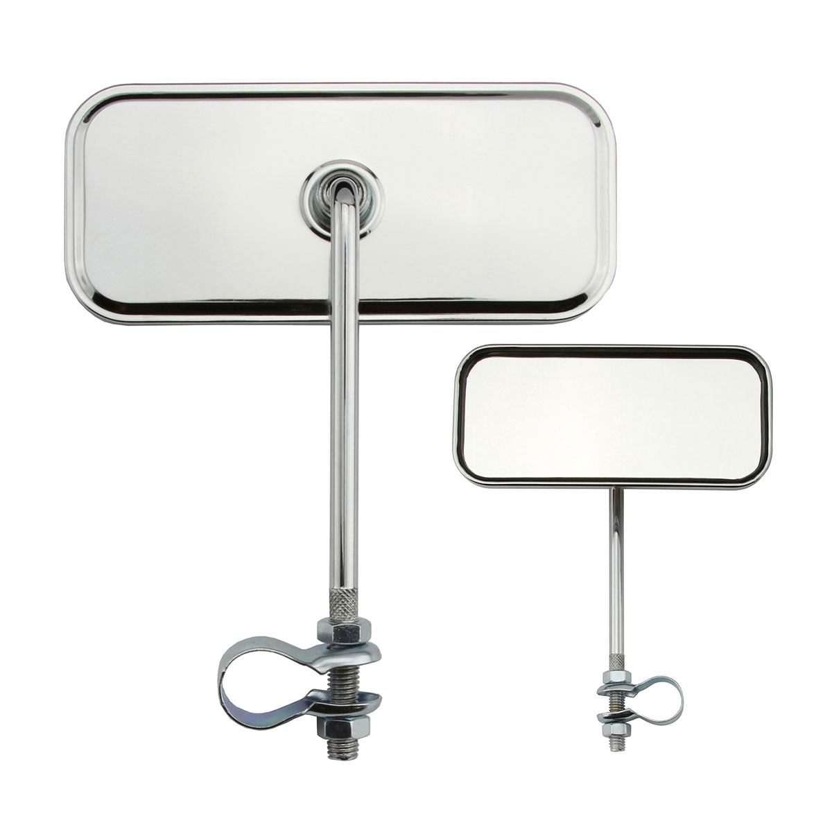 Rectangle Mirror All Chrome.
