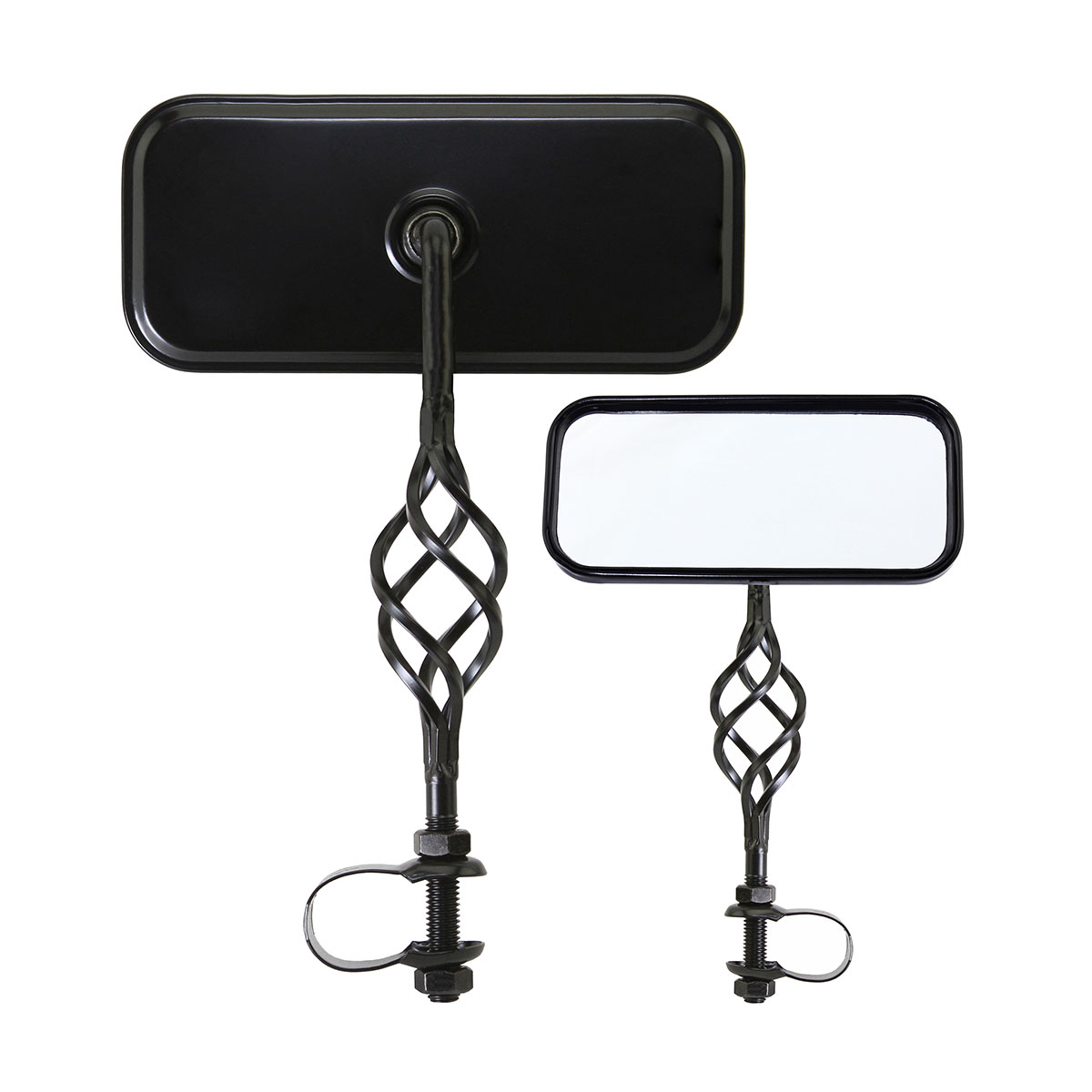 Rectangle Cage Mirror All Black.
