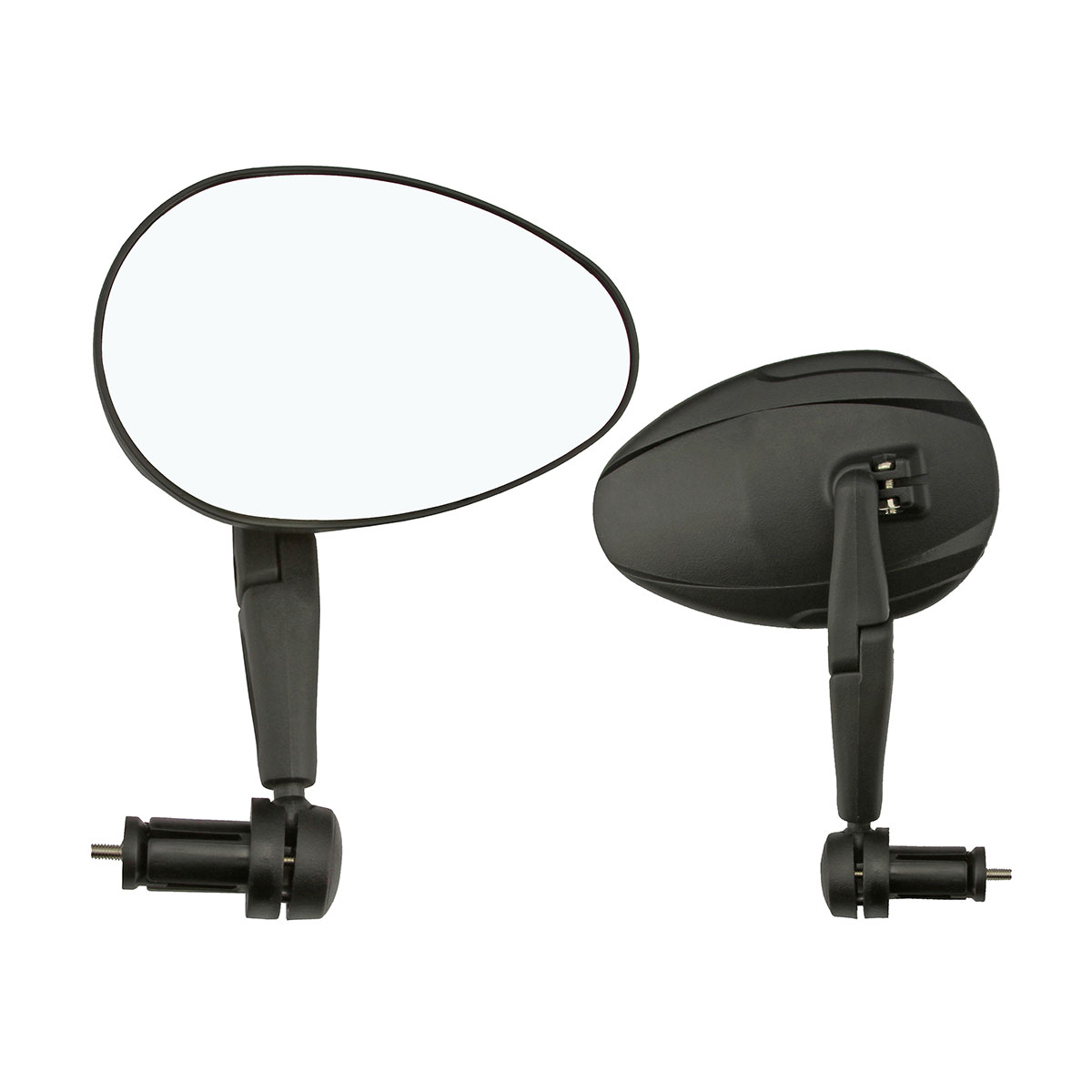 3D Mirror Bar End 2290B Black.