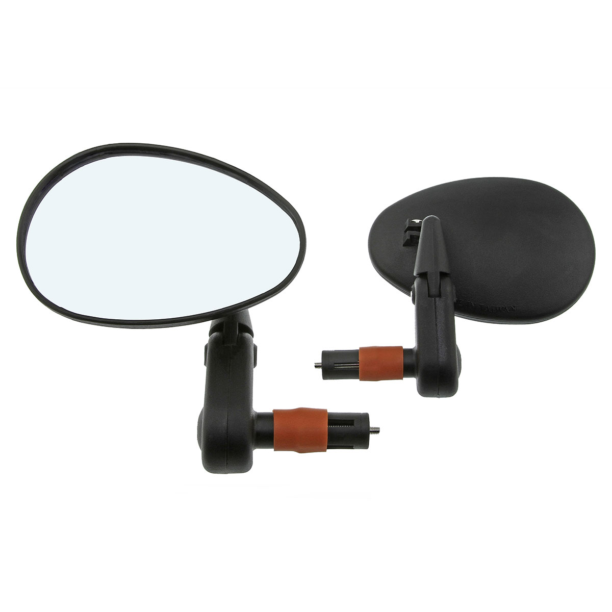 3D Mirror Bar End 2002SB Black.