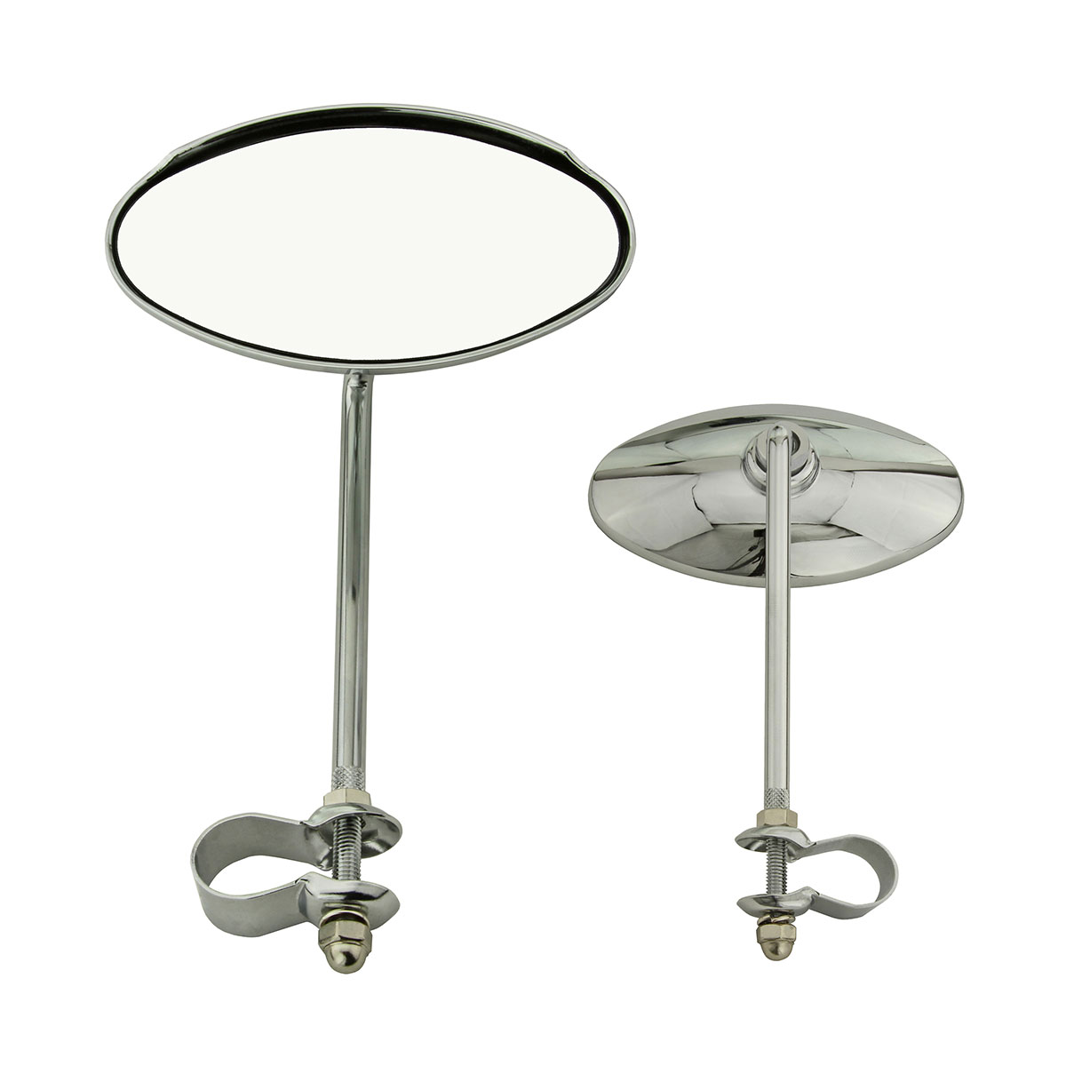 Alloy Oval Mirror Chrome.