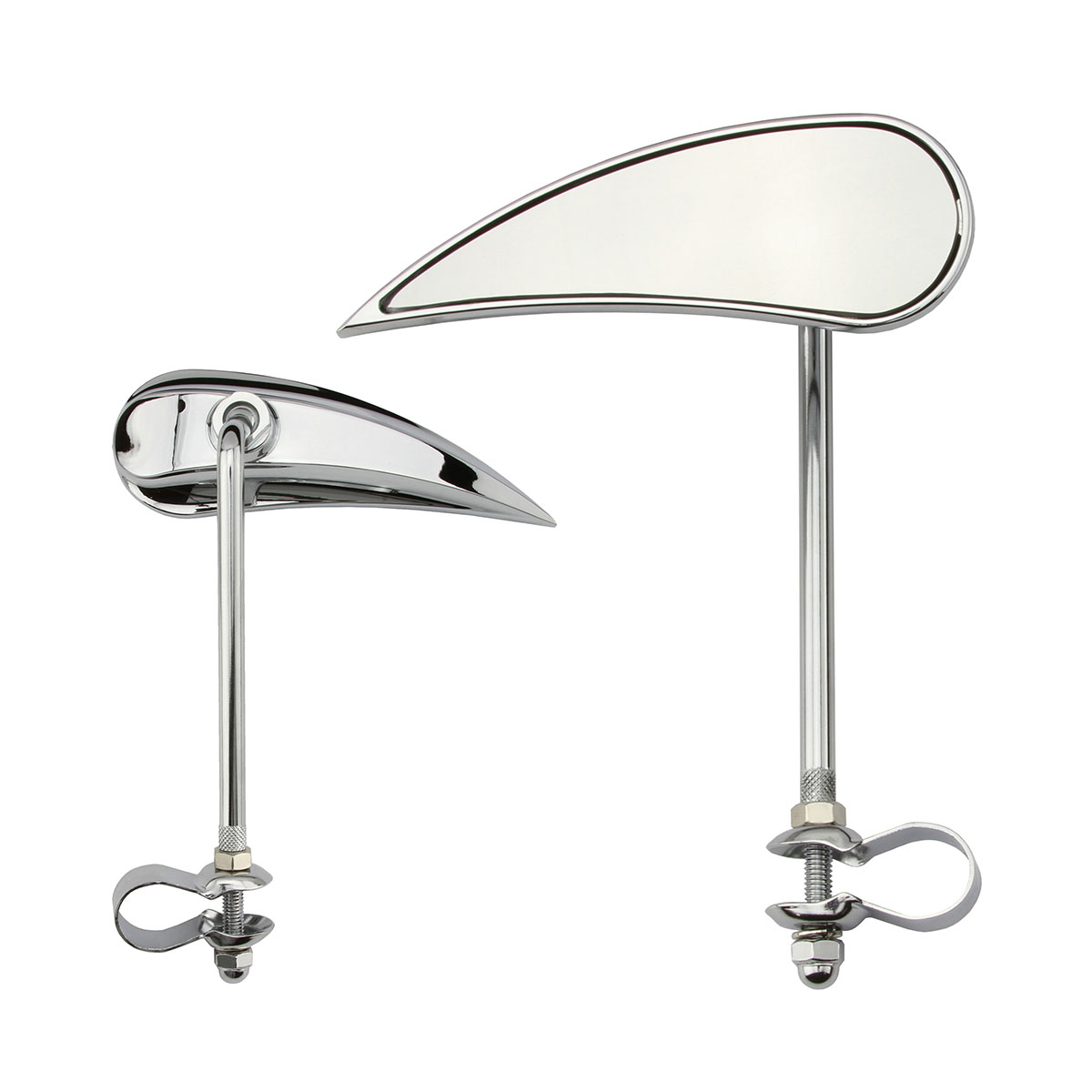 Alloy Blade Mirror Left Chrome.
