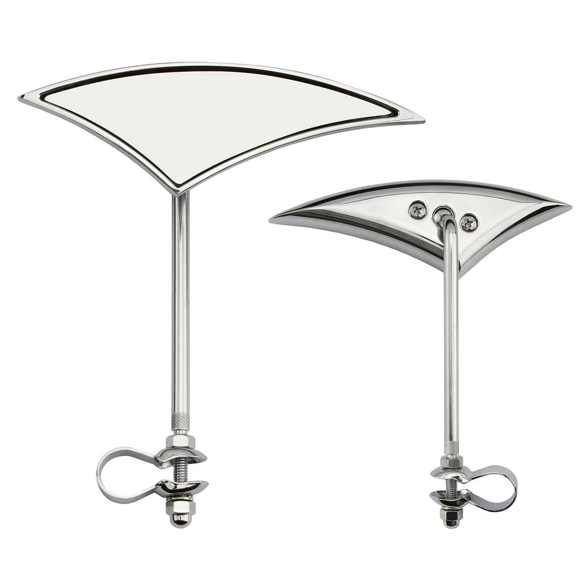 Alloy Axe Mirror Right Chrome.